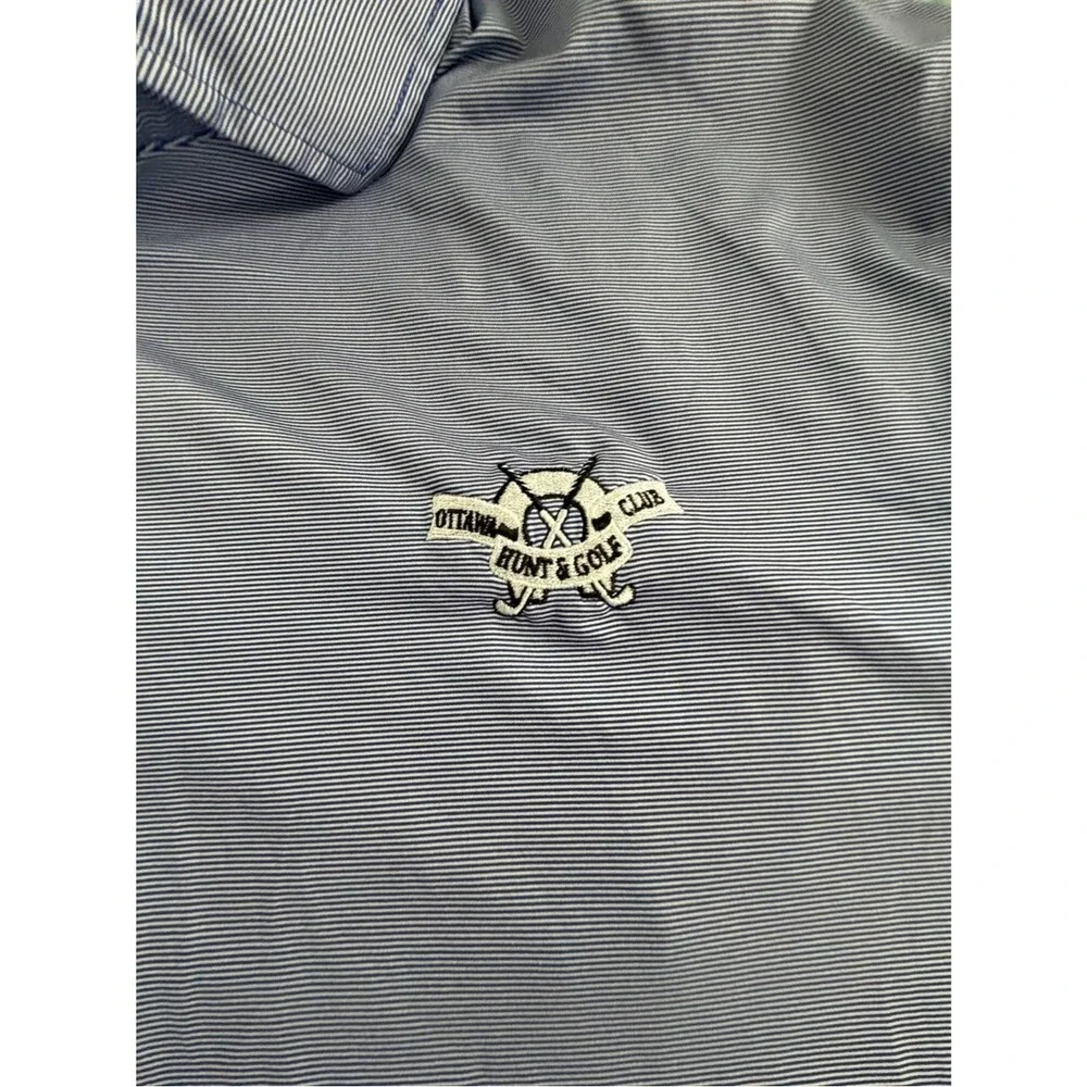 Ralph Lauren Light Gray Polo Shirt with Embroidered Crest-Large